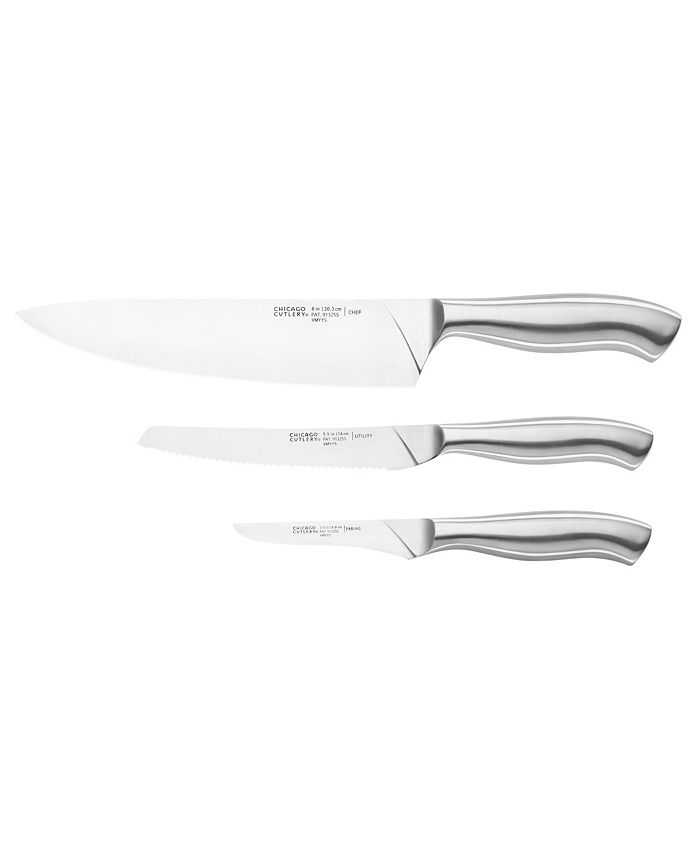 Chicago Cutlery 3 Piece Insignia Steel Knife Set
