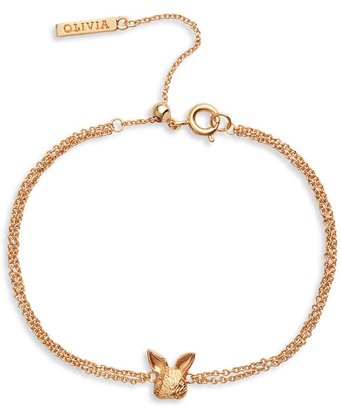 Olivia Burton Bunny Chain Bracelet in Gold Plated Brass Macy s