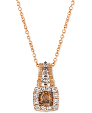 image of Le Vian Chocolatier Diamond Halo 18