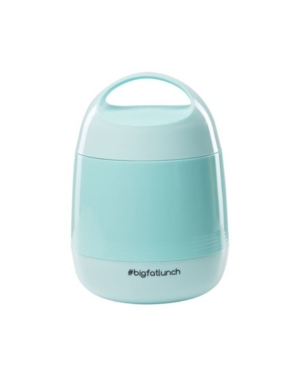 bigfatlunch Insulated Hot or Cold Travel Food Storage Lunch Box with 2 Compartments