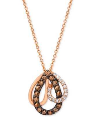 Le Vian - Chocolate Diamond (1/3 ct. t.w.) Pendant in 14k Rose Gold