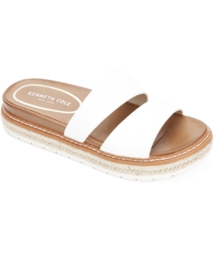 Kenneth Cole New York Women's Laney Jute-Trim Slide Sandals Women's Shoes