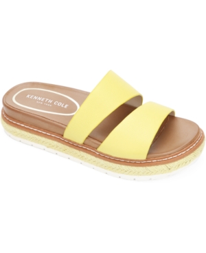 Kenneth Cole New York Women's Laney Jute-Trim Slide Sandals Women's Shoes