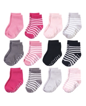 Touched by Nature Baby Boys and Girls Socks with Non-Skid Gripper for Fall Resistance