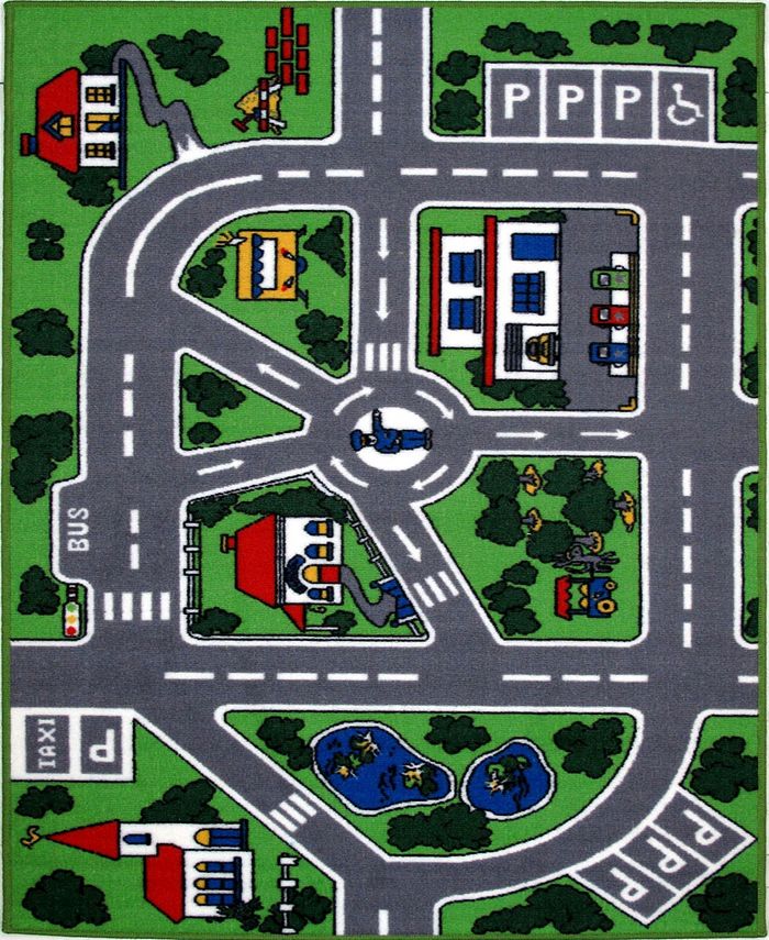 Fun Rugs Fun Time Streets 19" x 29" Area Rug Macy's