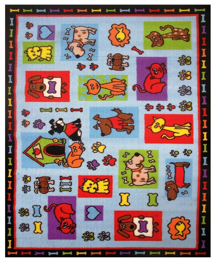 Fun Rugs Fun Time Pets R US 19" x 29" Area Rug Macy's