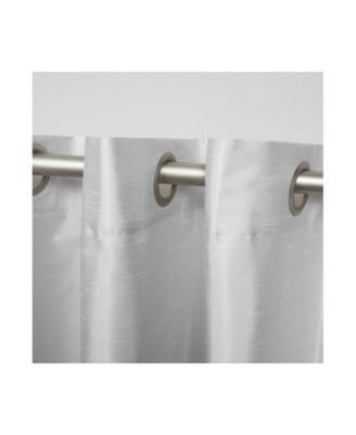 Curtains Chateau Striped Grommet Top Curtain Panel Pair, 54" x 63"