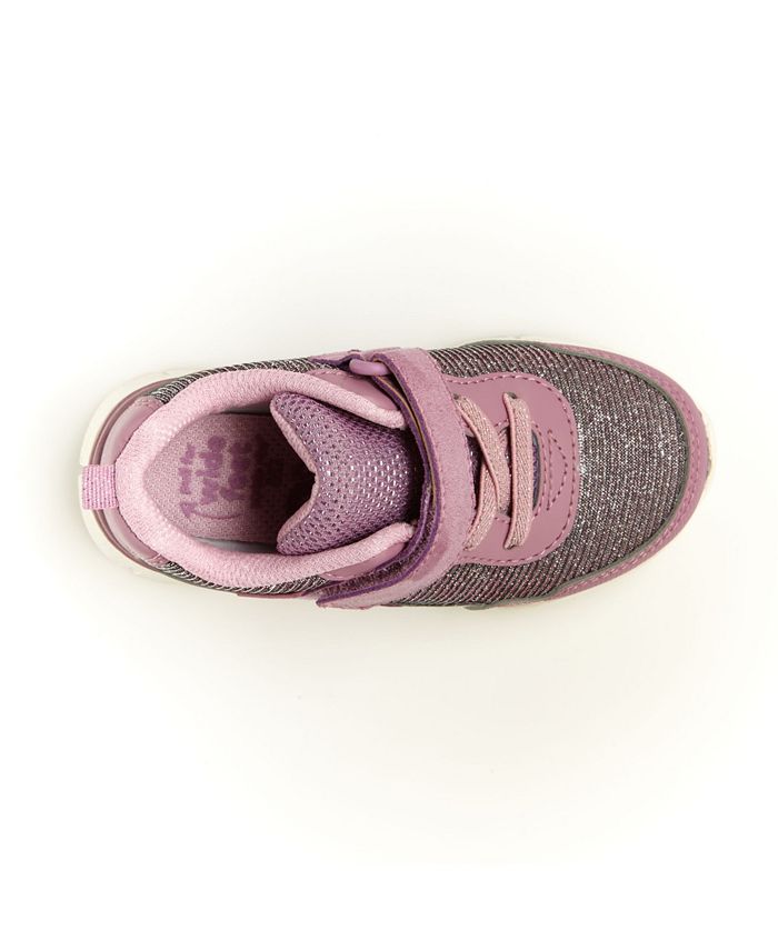 Baskets Stride Rite Fille Leepz 2.0 - Gris, Rose, Citron - Taille 1 - Occasion Très Bon état
