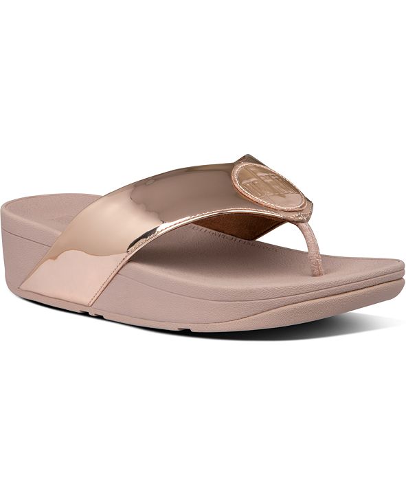FitFlop Demelza Logo Toe-Thong Sandals & Reviews - Sandals - Shoes - Macy's