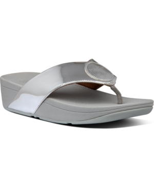 image of FitFlop Demelza Logo Toe-Thong Sandals Women-s Shoes
