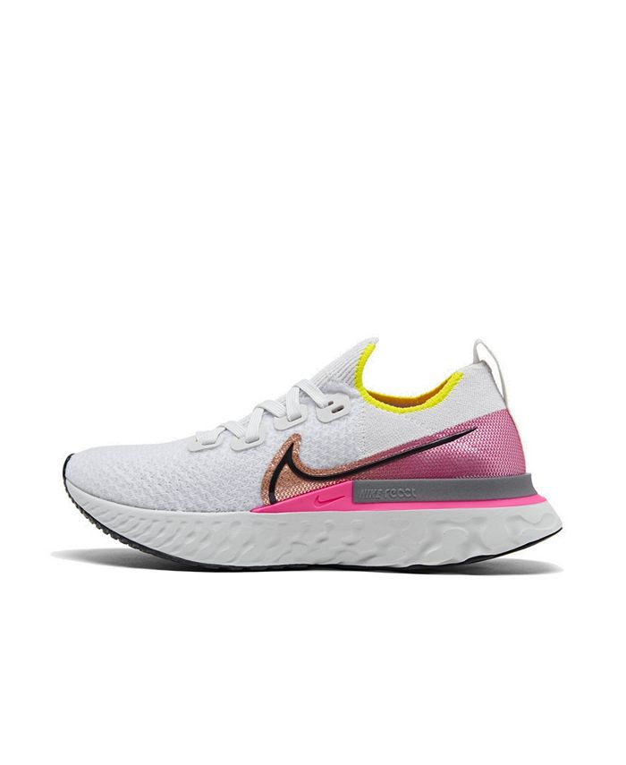 Nike Women's React Infinity Run Flyknit Running Sneakers from Finish ...