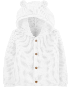 Carter's Baby Boys or Girls Hooded Cotton Cardigan Sweater