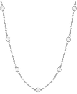 18" Statement Necklace in Silver or Gold Plate