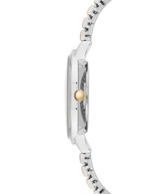 Women's Two-Tone Stainless Steel Stretch Bracelet Watch 34mm