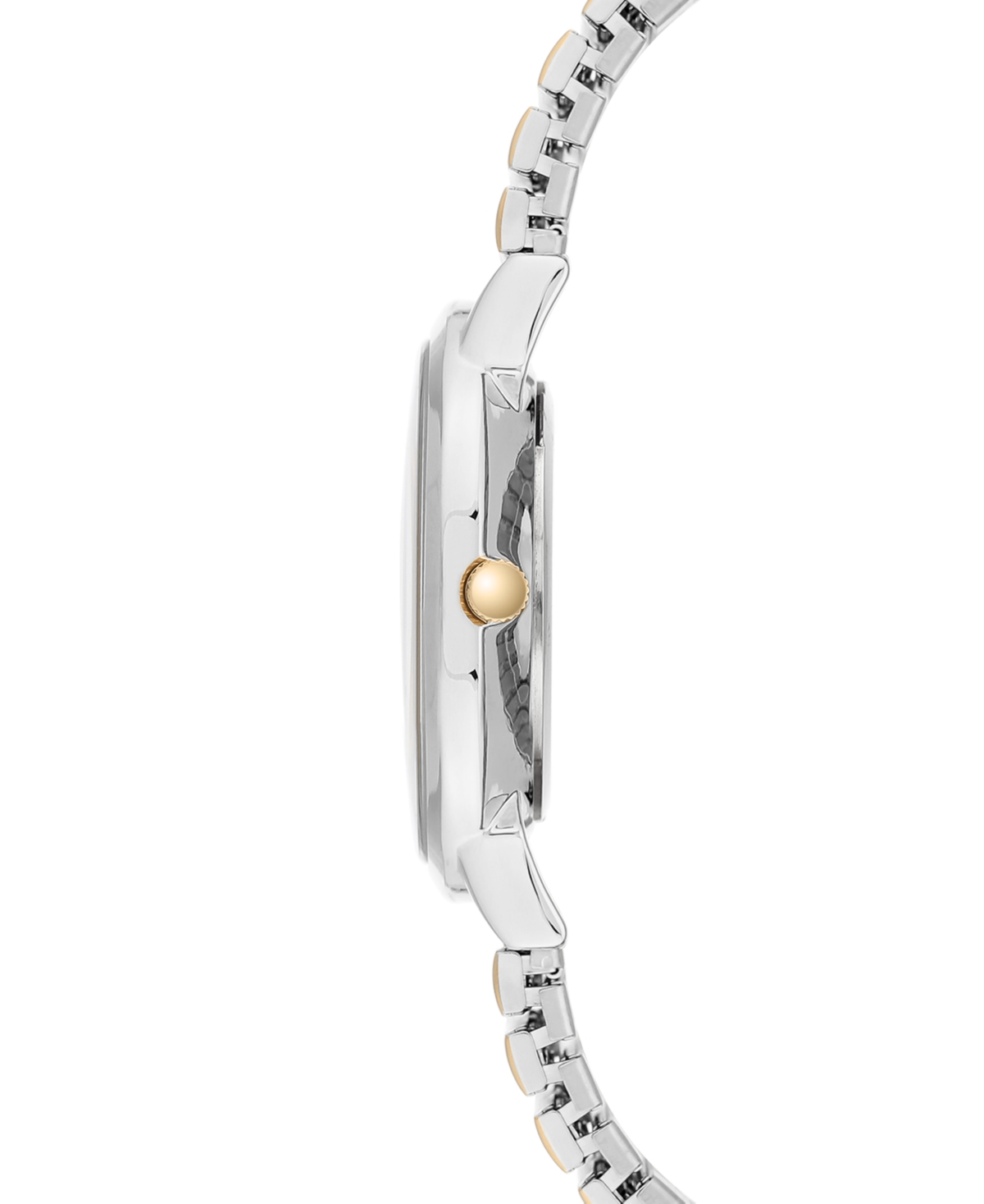 ANNE KLEIN WOMEN'S TWO-TONE STAINLESS STEEL STRETCH BRACELET WATCH 34MM