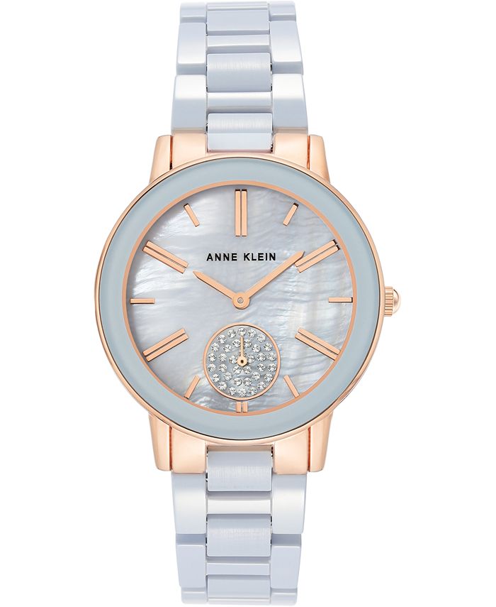 Anne klein blue sales ceramic watch