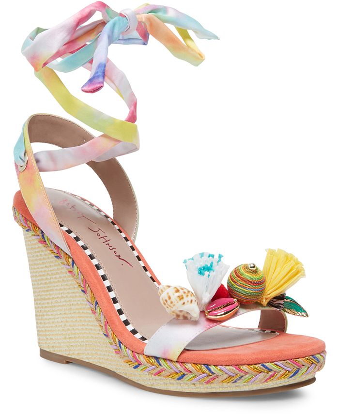 Betsey johnson store wedge heels