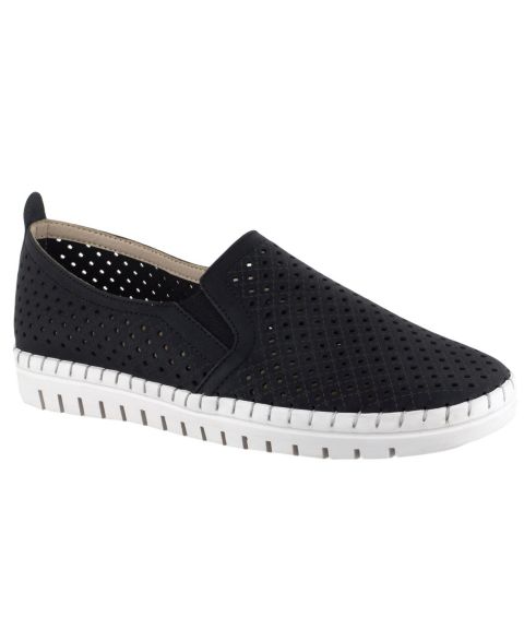 Женские кроссовки Easy Street Fresh Slip On, цвет: Чёрный