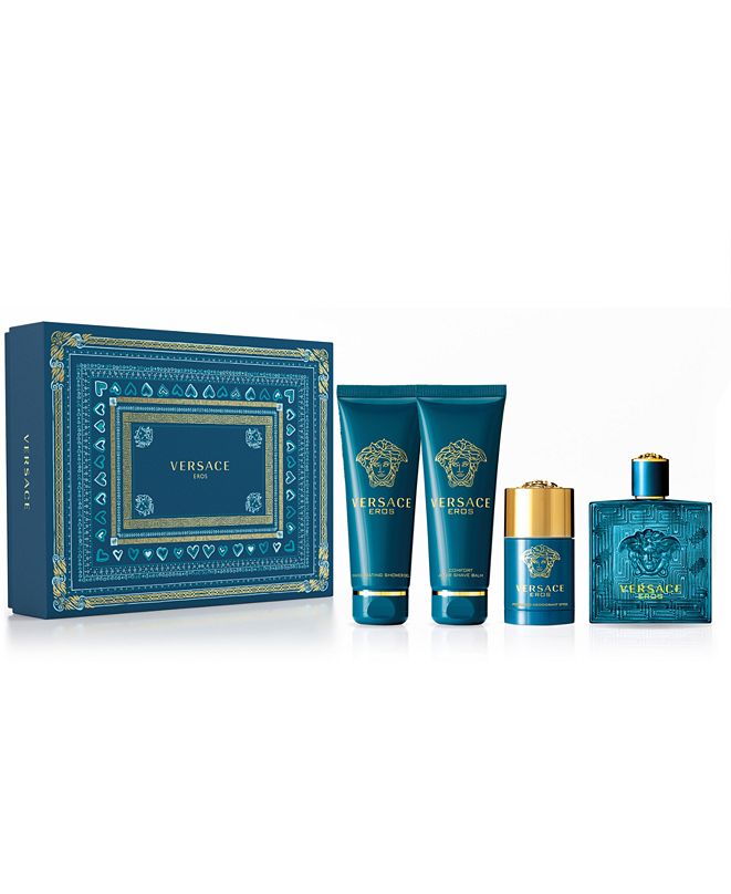 Versace Men's 4Pc. Eros Eau de Toilette Gift Set & Reviews All