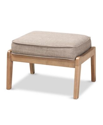 Sigrid Mid-Century Modern Armchair and Ottoman Set