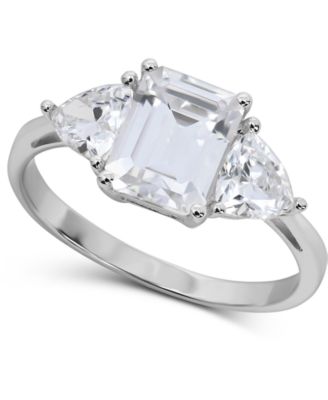 Arabella - Cubic Zirconia Ring in 14k White Gold