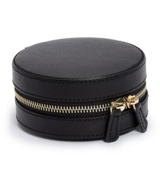 Photo 1 of Wolf Designs Round Zip Jewelry Case Black
Zip pockets
Necklace Hooks
Ring rolls
Mirror