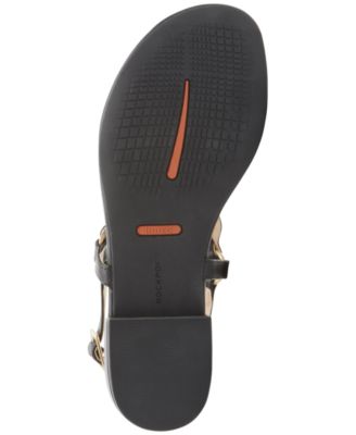 rockport flip flops womens