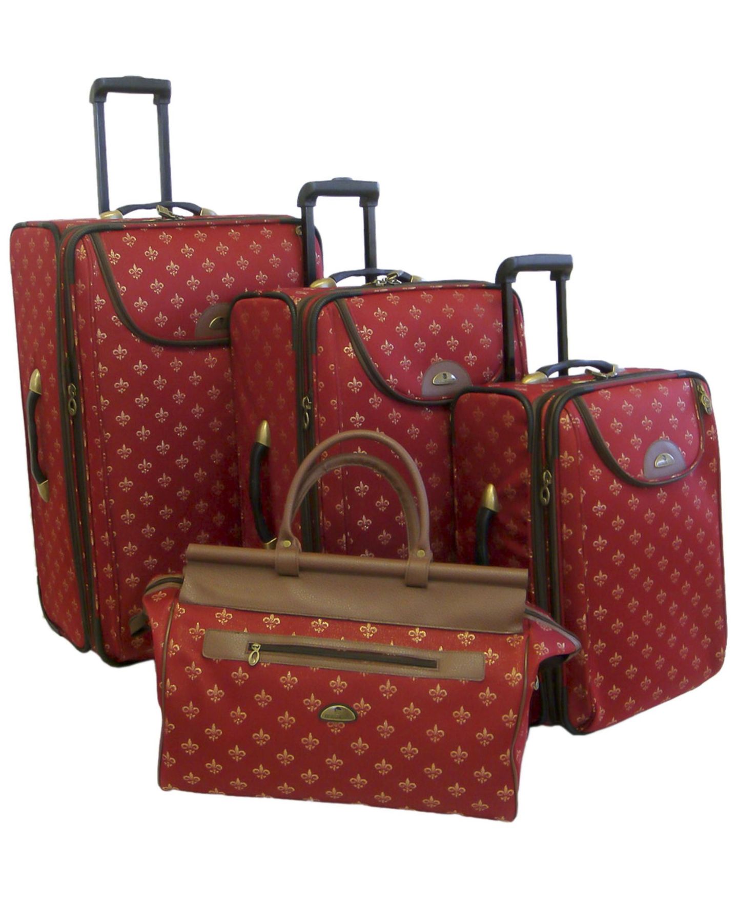 Чемоданы American Flyer Lyon 4 Piece Luggage Set, цвет: Чёрный — фото 7