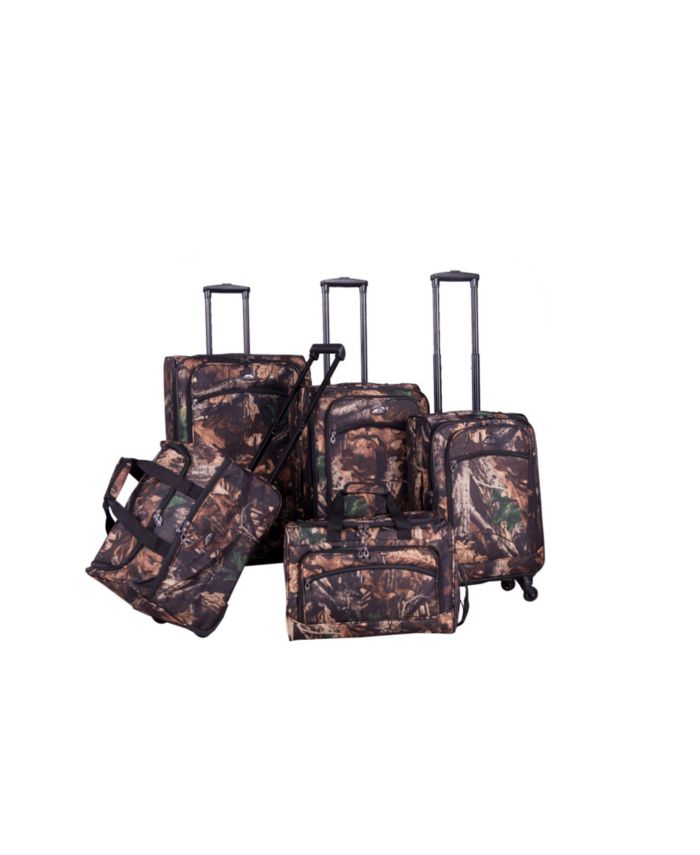 American Flyer Camo Green 5 Piece Spinner Luggage Set & Reviews - Luggage Sets - Luggage - Macy's