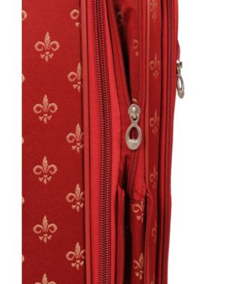 Fleur De Lis 5 Piece Spinner Luggage Set