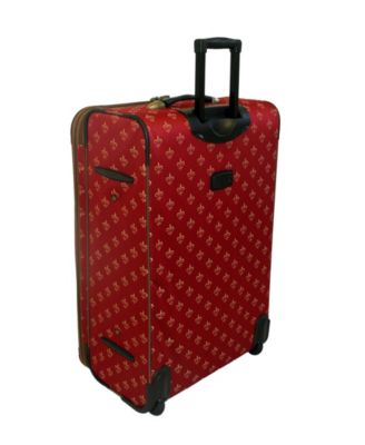 Fleur De Lis 4 Piece Luggage Set