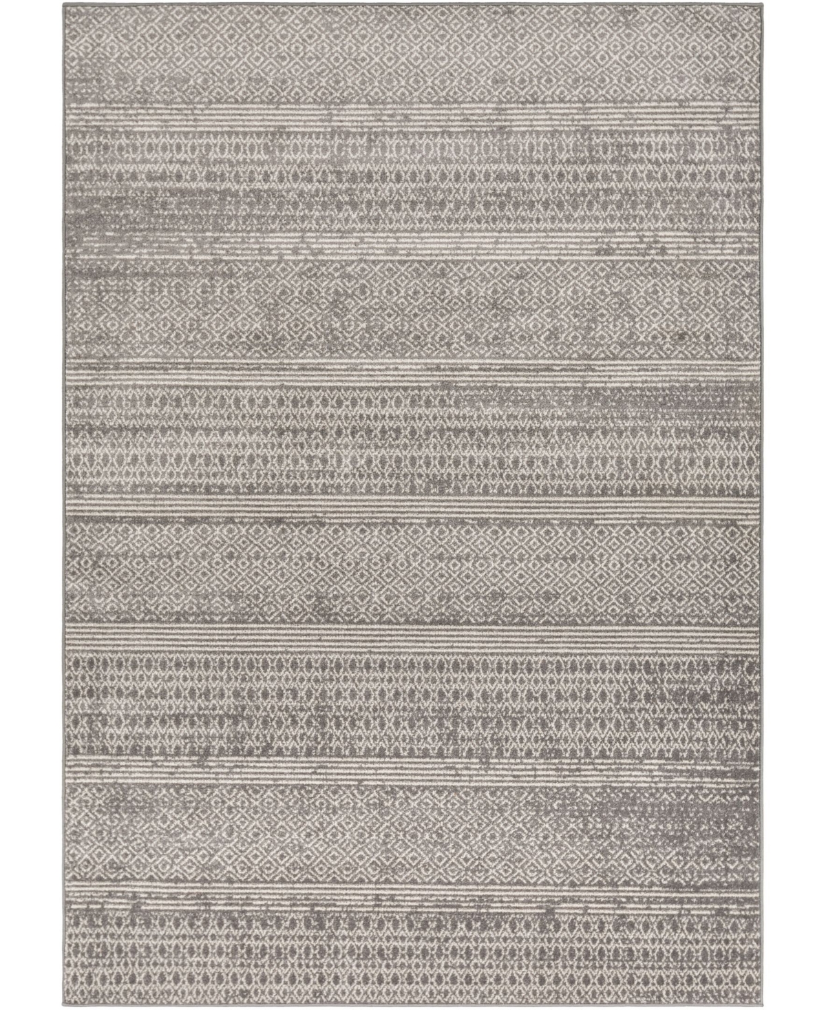 Surya Chester Che-2304 6'7in x 9' Area Rug - Gray