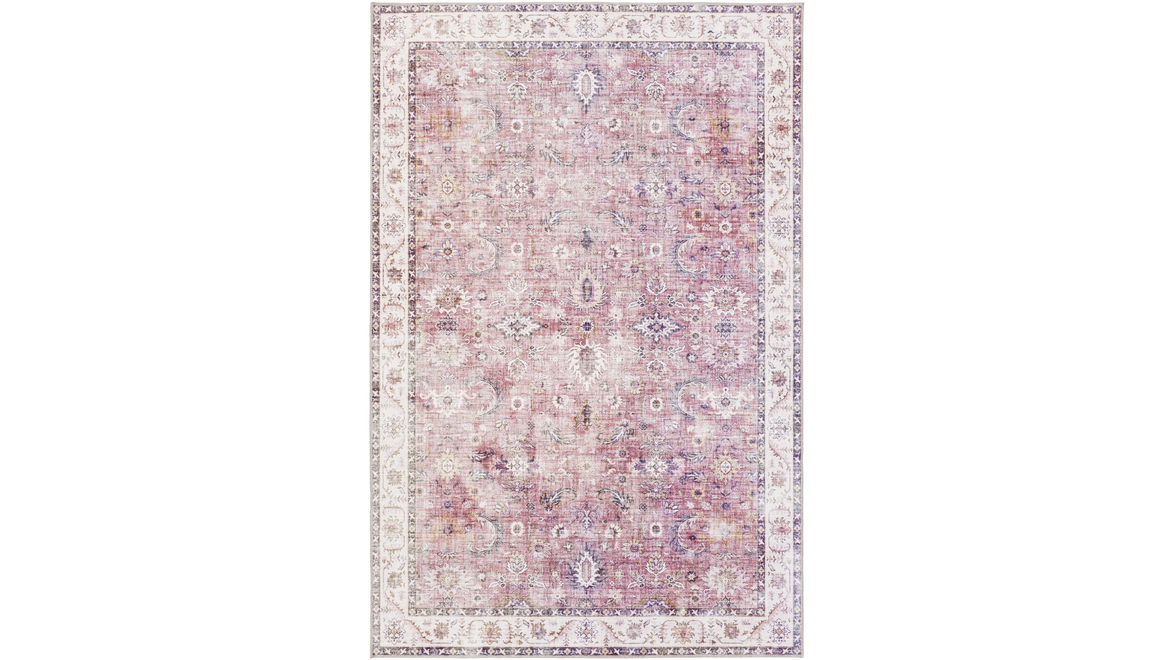 Livabliss Iris Irs-2305 Burgundy 3'6" x 5'6" Area Rug