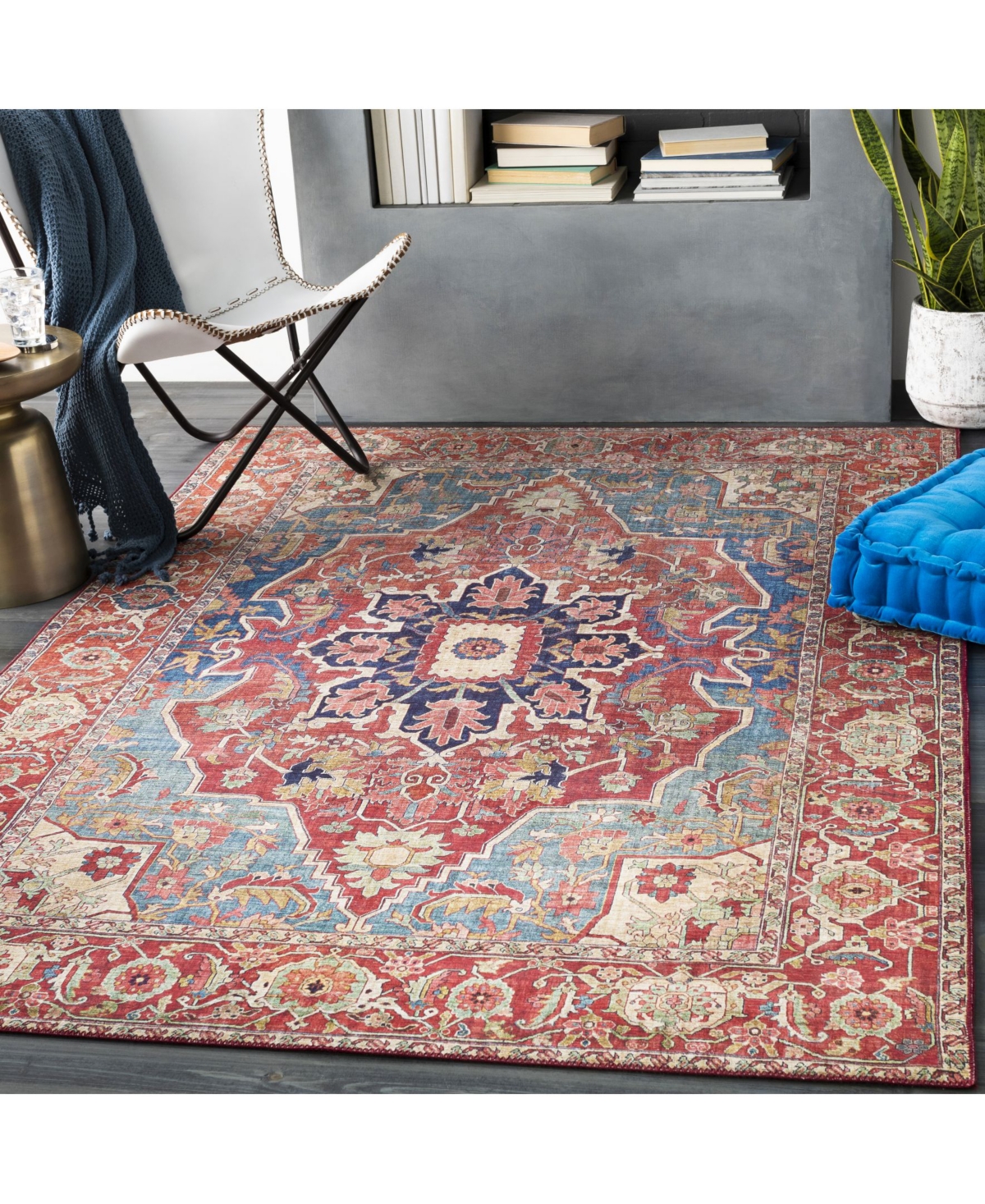 Livabliss Iris Irs-2309Area Rug - Copper