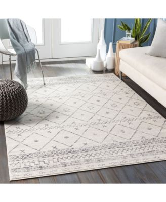 Roma ROM-2338 White Area Rug