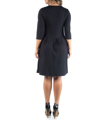 Women's Plus Size Fit and Flare Dress