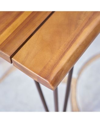 Zion Outdoor Industrial and Accent Table