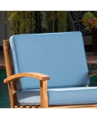 Aletta Outdoor Club Chairs with Cushions, Set of 2