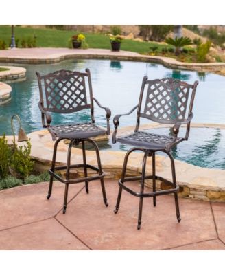 Cobb Outdoor Cast Barstool, Set of 2