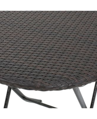 Malaga Outdoor 3 Piece Bistro Set with Cushions