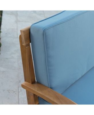 Peyton Outdoor Loveseat and Table Set with Cushions