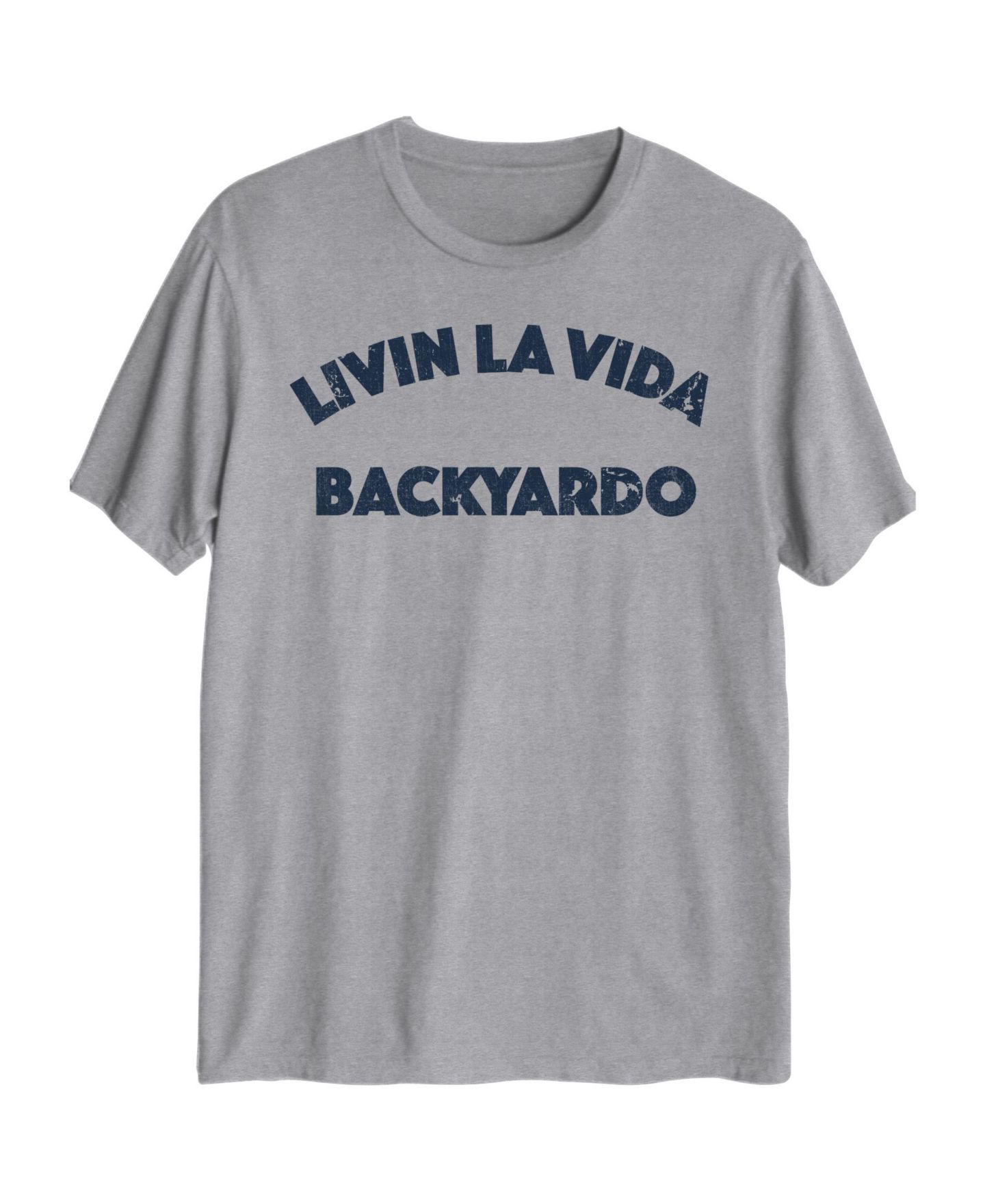 Мужская футболка AIRWAVES La Vida Backyard Graphic, цвет: Меланжевый серый — фото 1