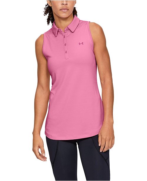 Under Armour Ua Zinger Sleeveless Golf Polo Reviews Tops