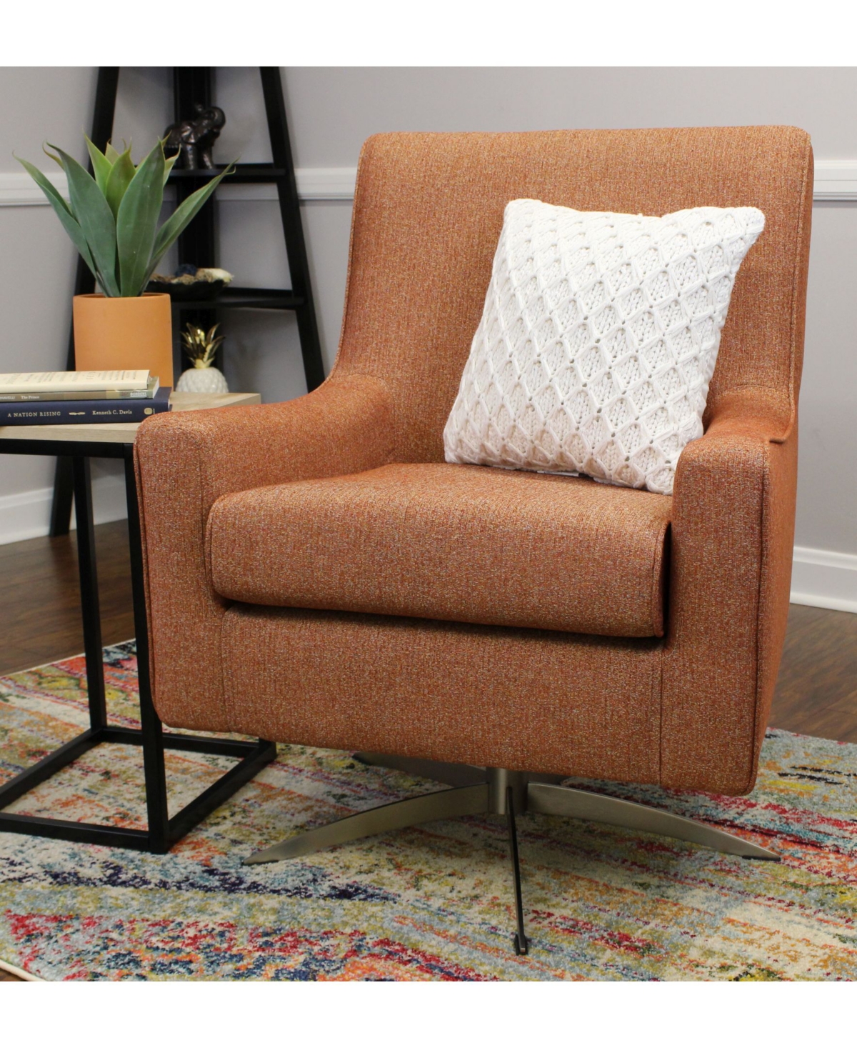 Foxhill Trading Morgan Mid-Century Five Prong Armed Chair