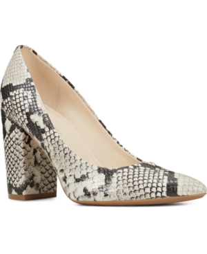 image of Nine West Alisa 9x9 Block-Heel Pumps Women-s Shoes