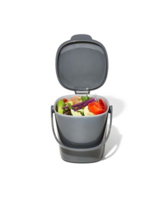 Easy Clean 0.75 Gallon Compost Bin, Charcoal