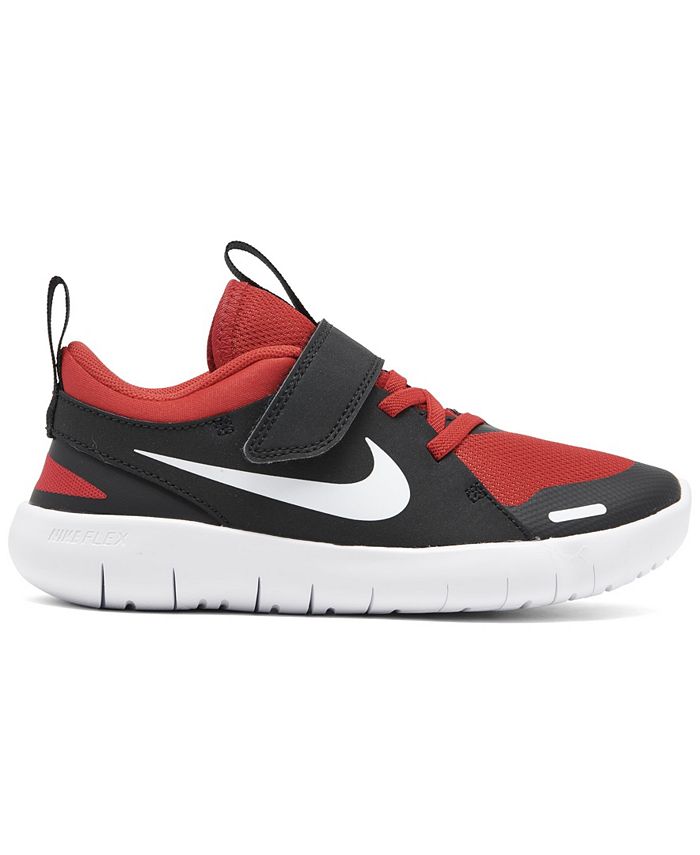 Nike Little Boys Flex Contact 4 Stay-Put Closure Running Shoes from ...