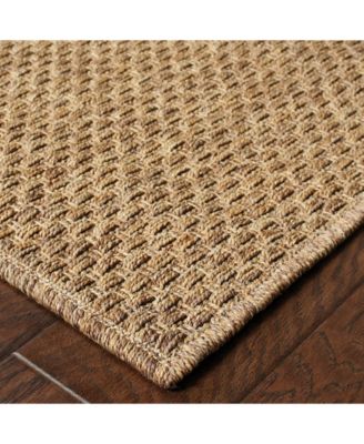 Karavia 2160X Tan 2'5" x 4'5" Outdoor Area Rug