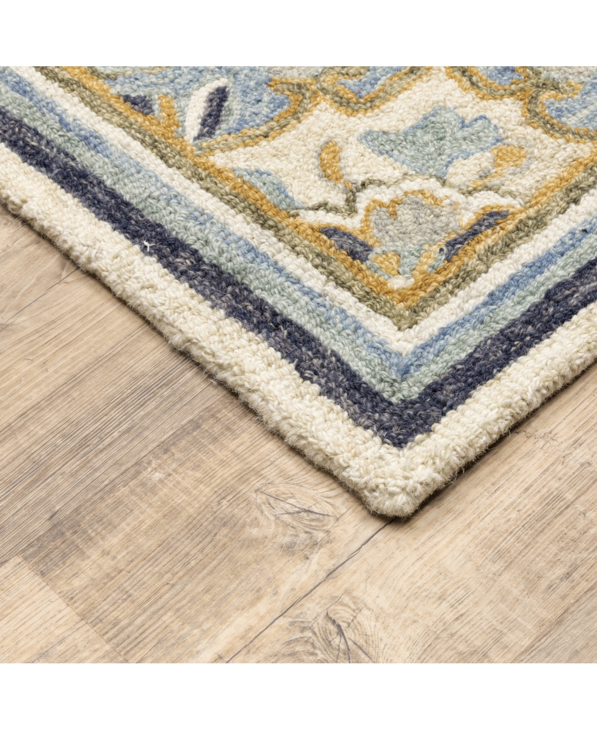 Jhb Design Garden GAR02Rug - Blue