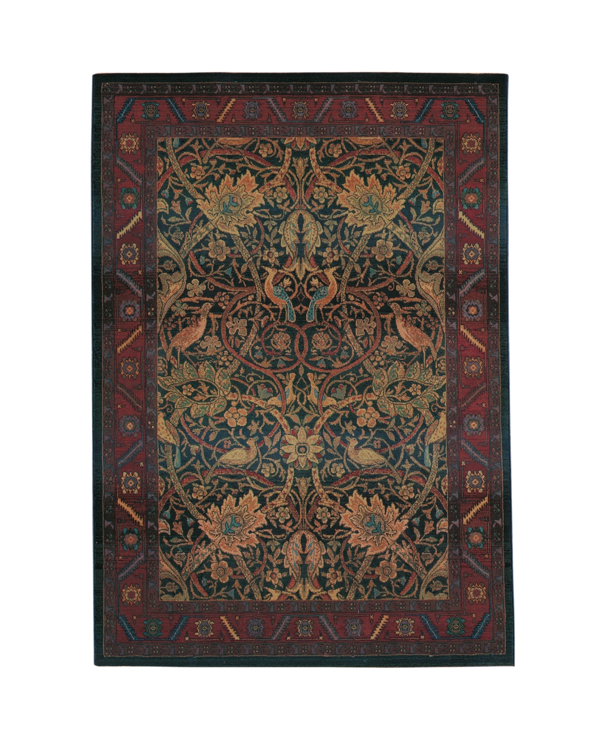Jhb Design Kismet KIS06 Red 6'7in x 9'1in Area Rug - Red